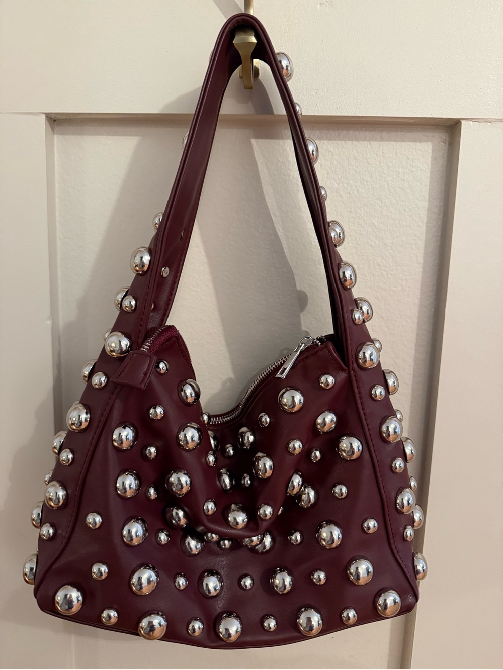Silence + Noise Mona Studded Shoulder Bag Urban Outfitters